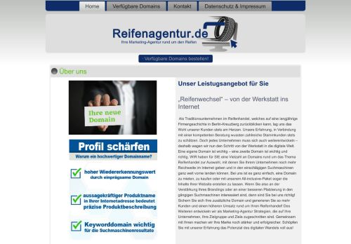 Screenshot Reifenagentur.de